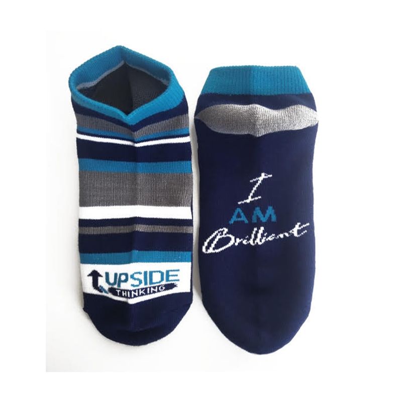 Upside Thinking - "I am Brilliant" Socks