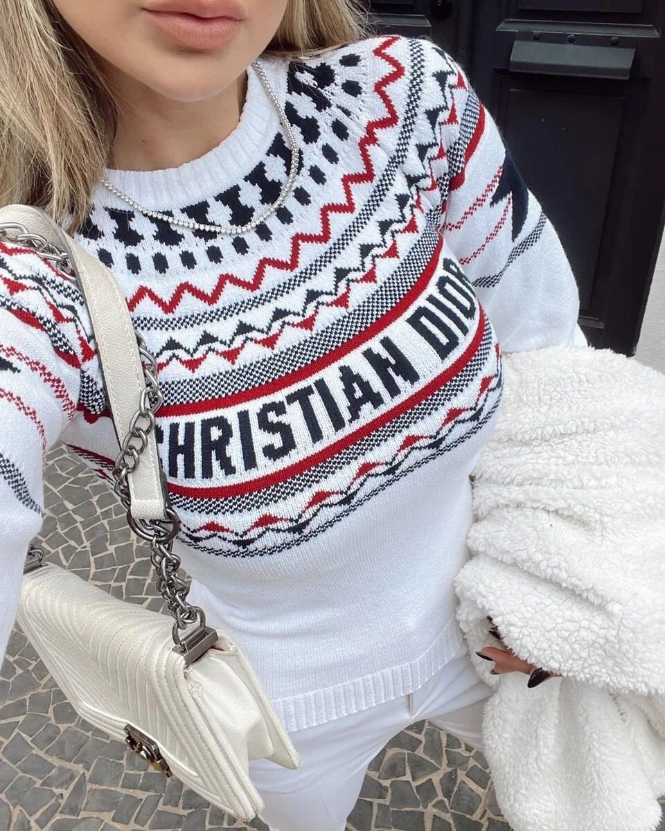 CD Inspired Sweater
