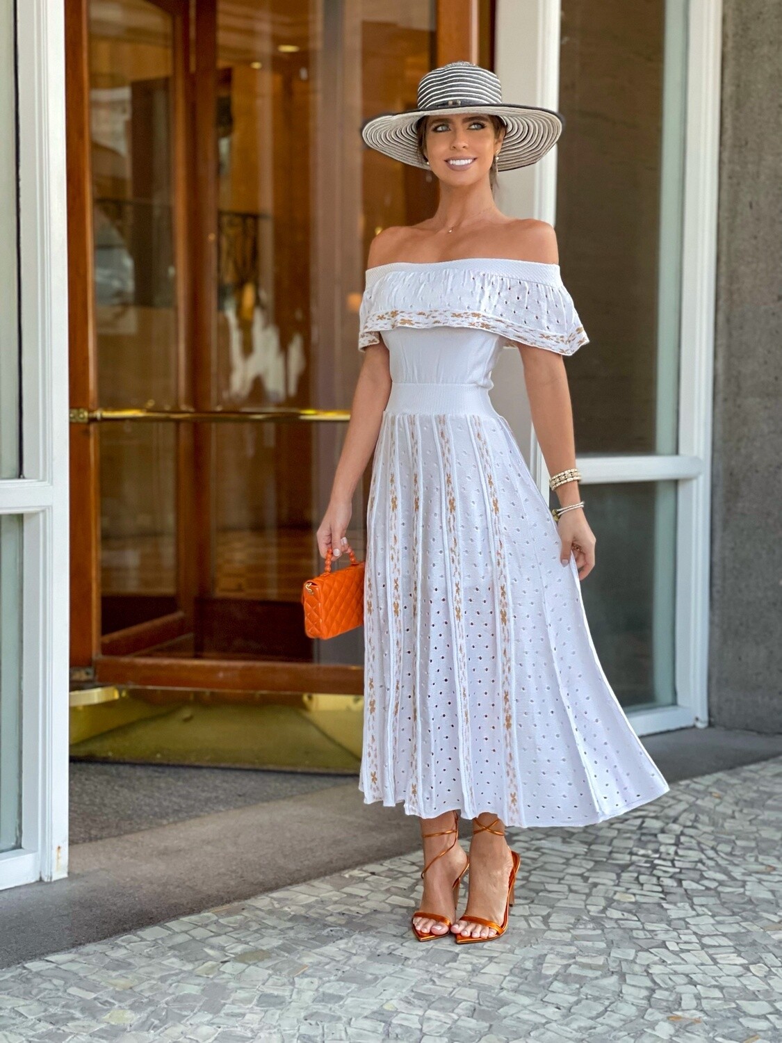 Roberta Dress, Color: White