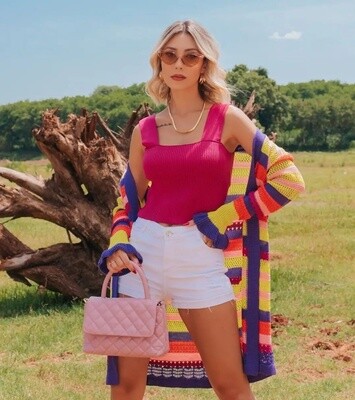 Cropped &amp; Cardigan Set