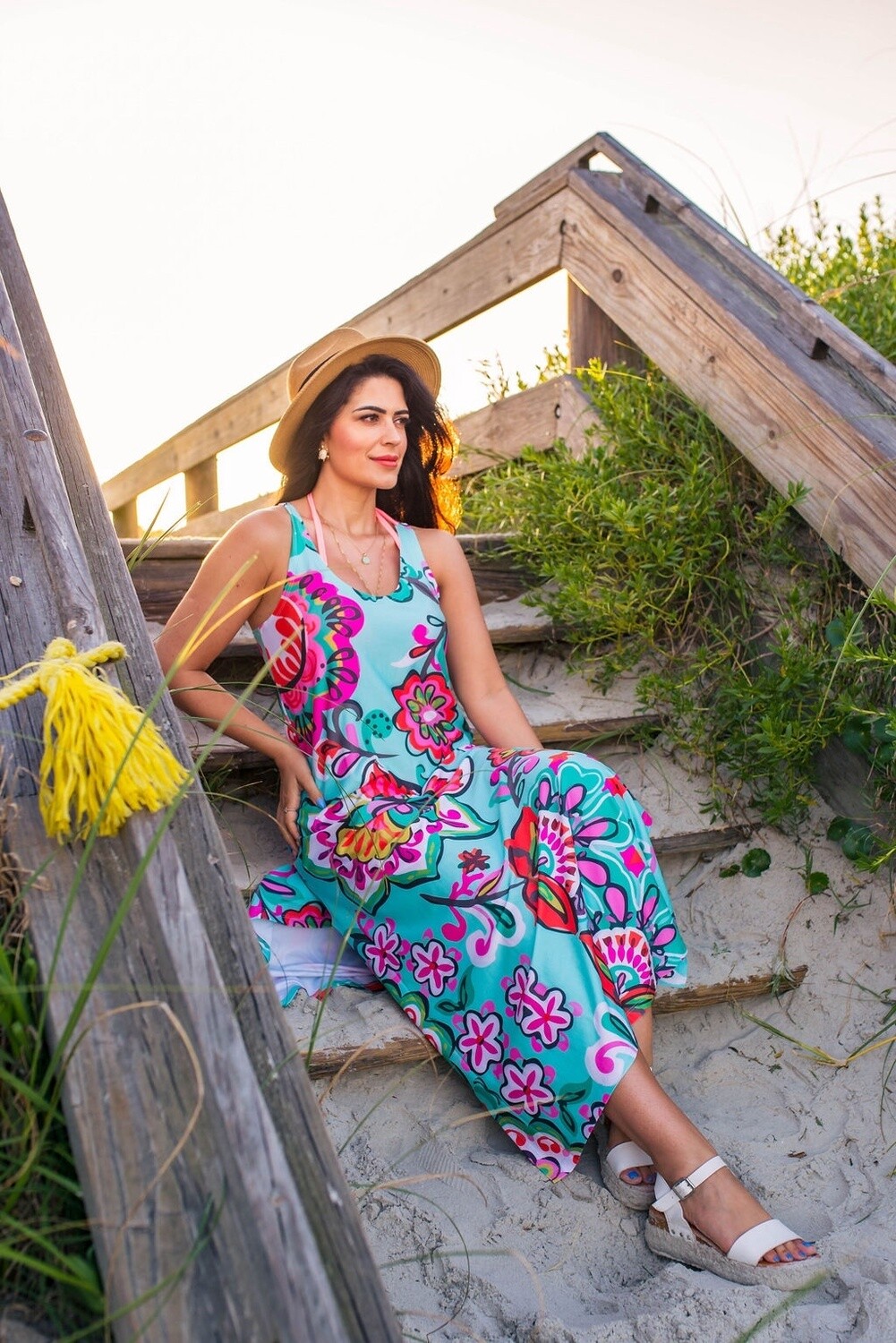Riviera Maya Long Dress, Size: small