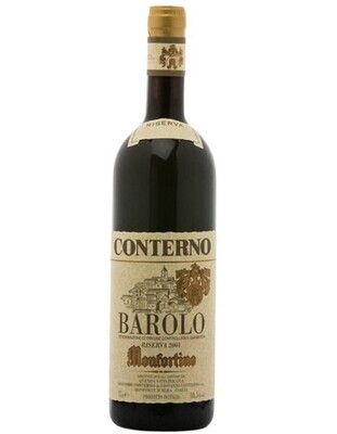 Giacomo Conterno Barolo Riserva Monfortino 2001