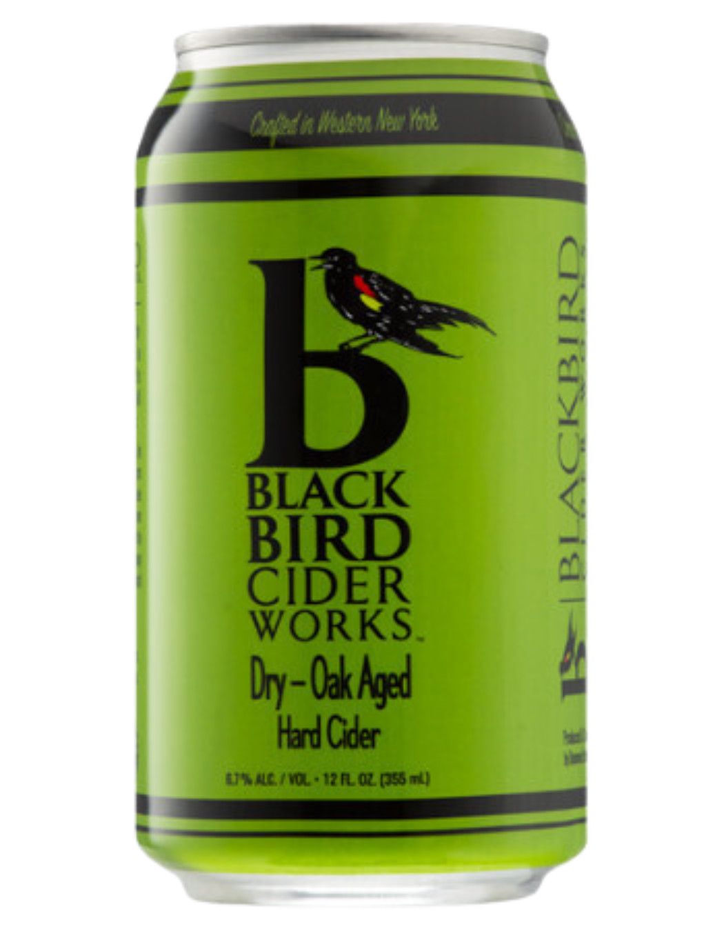 BlackBird Cider Works Dry Oak-Aged Hard Cider (4 pack can)