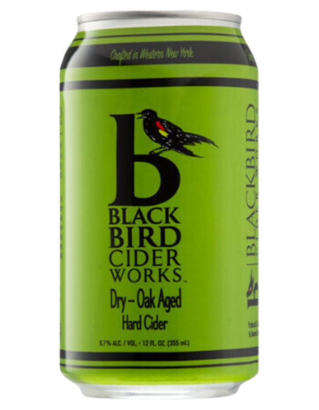 BlackBird Cider Works Dry Oak-Aged Hard Cider (4 pack can)