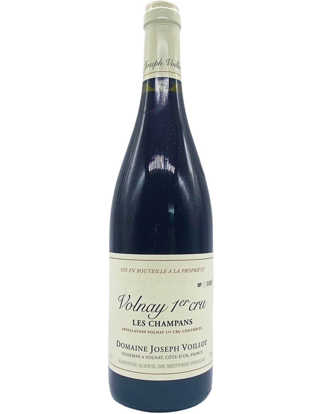 Domaine Joseph Voillot Volnay 1er Cru Les Champans 1990 (bin soiled label)