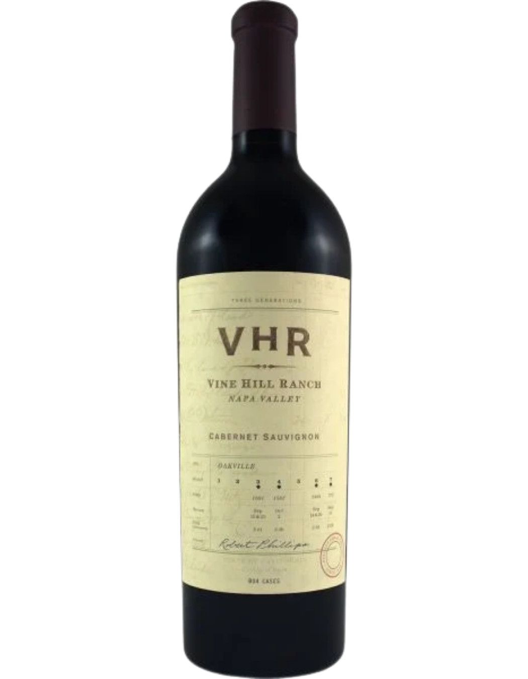 Vine Hill Ranch VHR Cabernet Sauvignon Napa Valley 2022