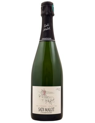 Champagne Sadi Malot Les 2 Cepages Extra Brut Grand Cru