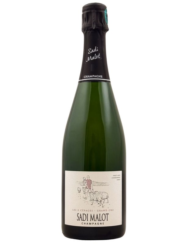 Champagne Sadi Malot Les 2 Cepages Extra Brut Grand Cru