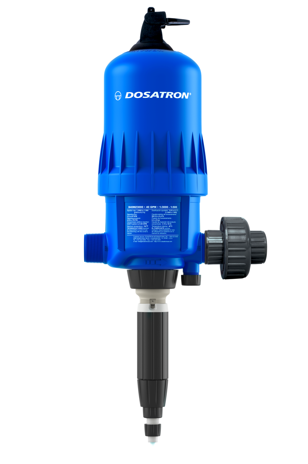 Dosatron 1.5&quot; Doser 40GPM D40MZ3000BPVFHY