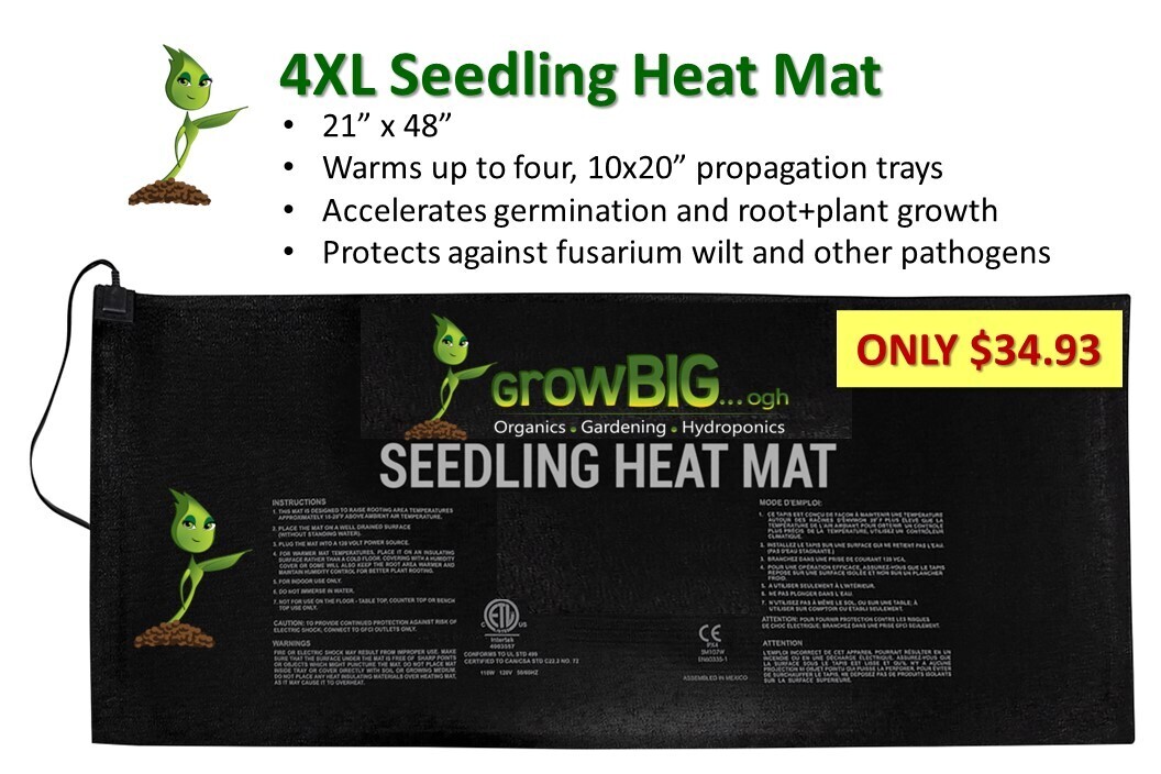 GrowBIG Seedling Heat Mat 21"x48"