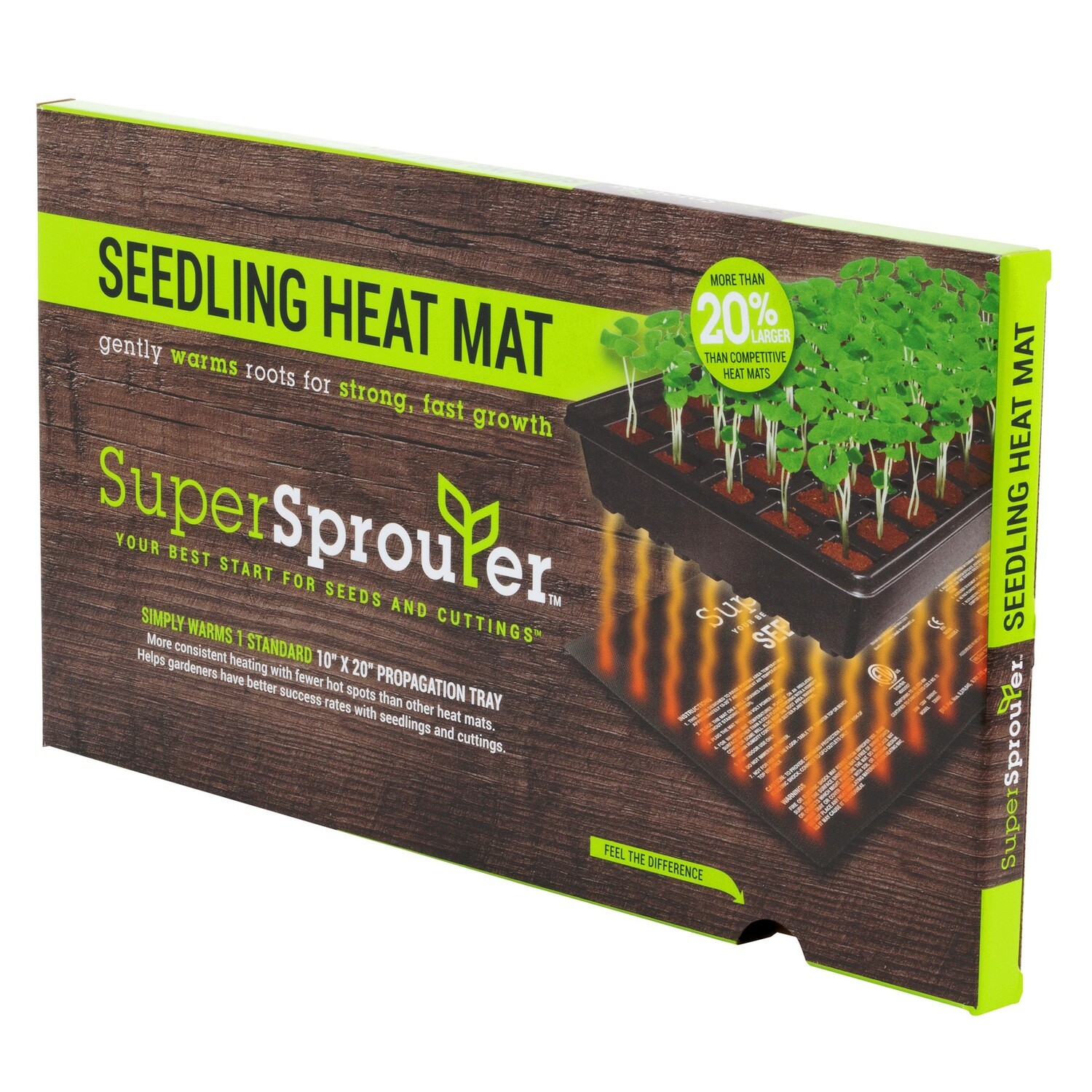 Super Sprouter Seedling Heat Mat - 10"x21"