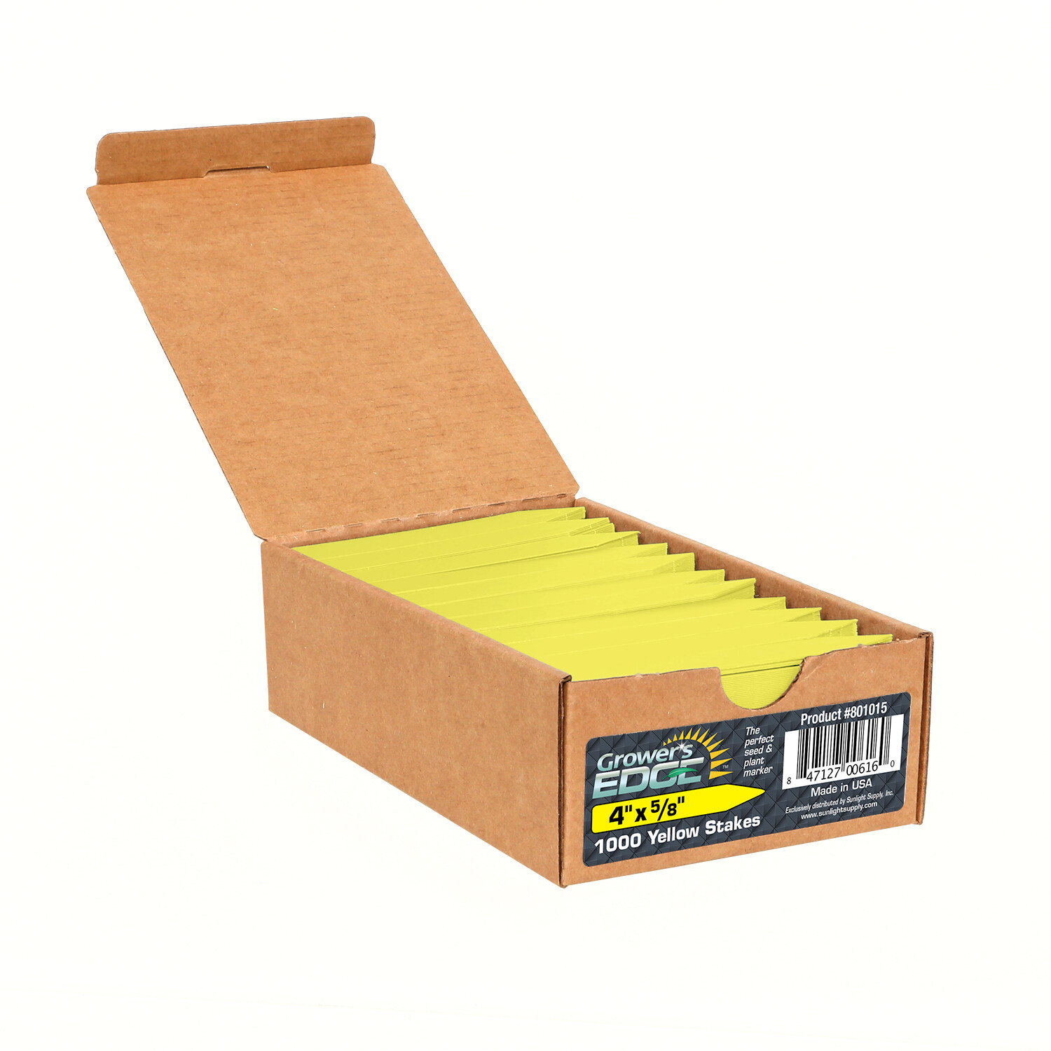 Grower's Edge Plant Stake Label Yellow (per 100)