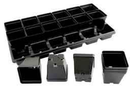 GBNP 3.5&quot; Pot for 18-cell Press-Fit Tray (CASE of 684)