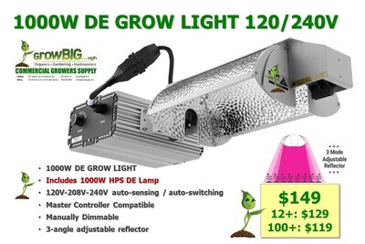 1000W HPS DE Fixture 120V-240V with lamp Closeout Special
