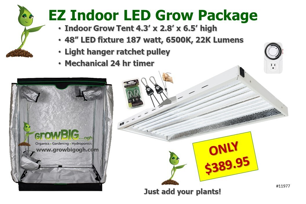 EZ Indoor LED Grow Light Package