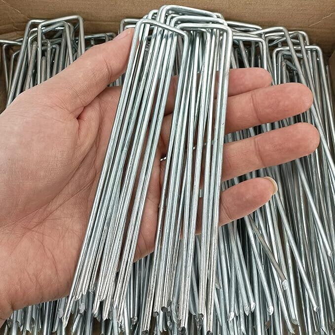 Ground Cover Staples 6&quot; Galvanized 1000/Pack