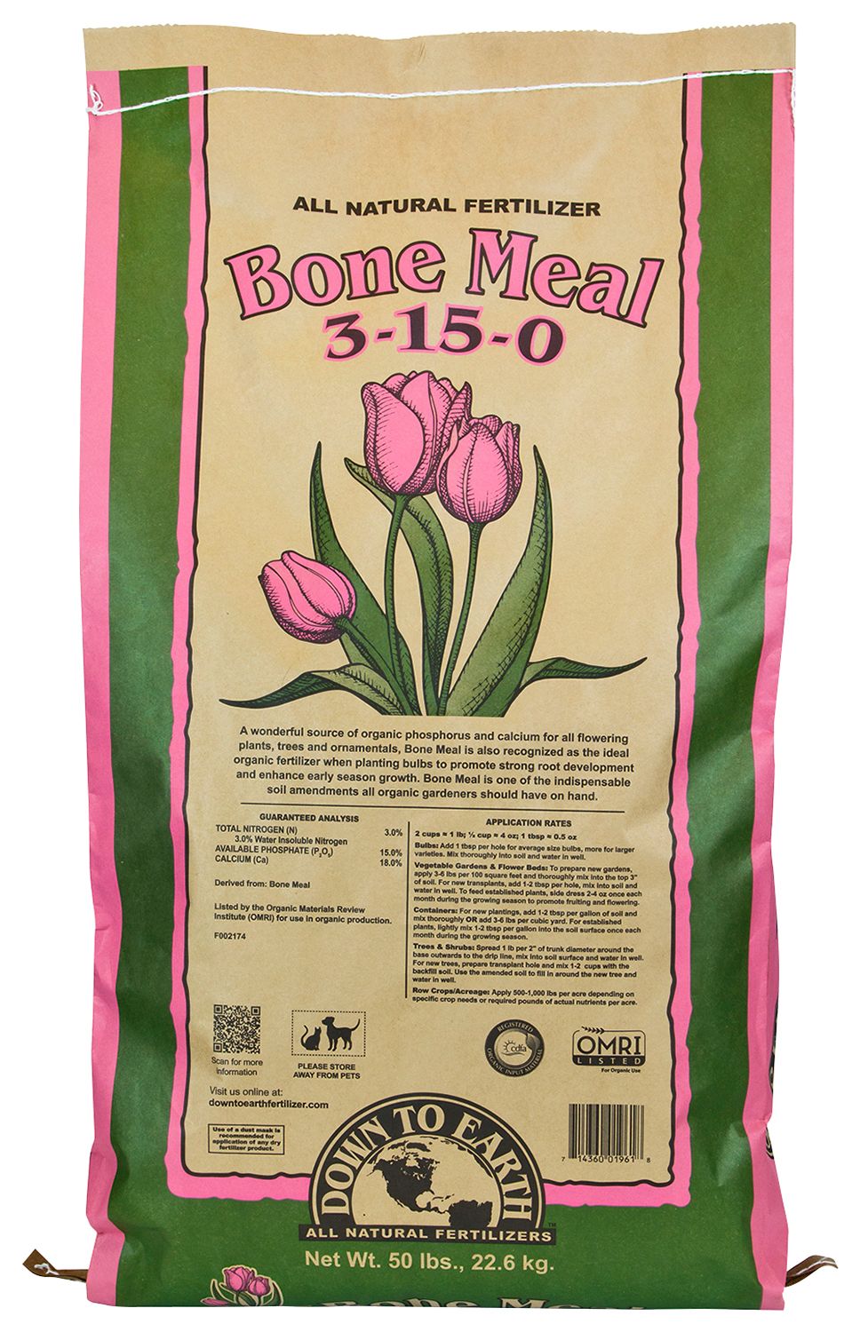 D2E Bone Meal 50lb