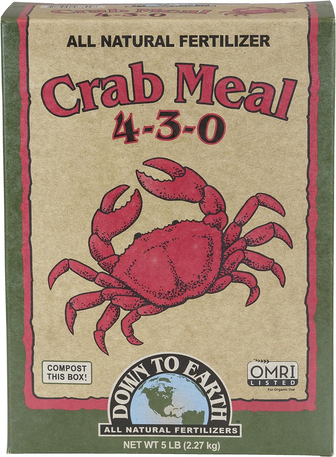 D2E Crab Meal 5lb