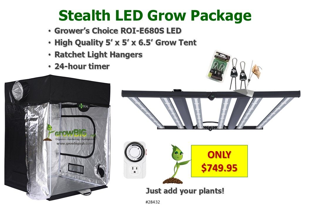 STEALTH 680 LED Grow Light Package
