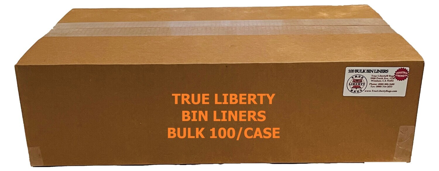 True Liberty Bin Liners - 100 Pack