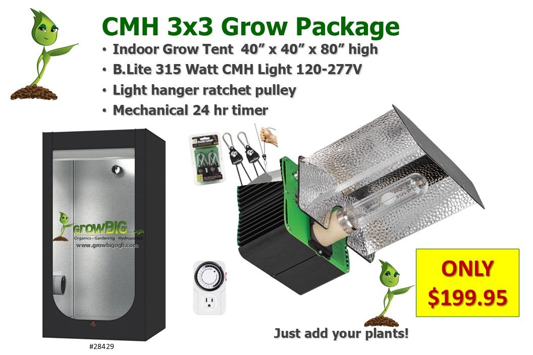 CMH 315 3x3 Grow Light Package