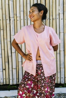 SABAI DEE tropical shirt in dusty pink