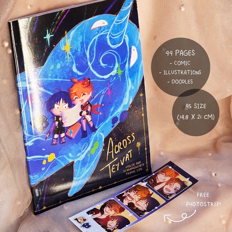 Chiscara Art Book / Zine "Across Teyvat"