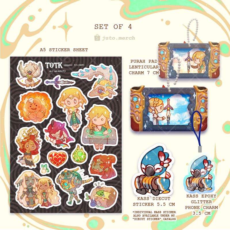 BOTW TOTK Bundle of 4