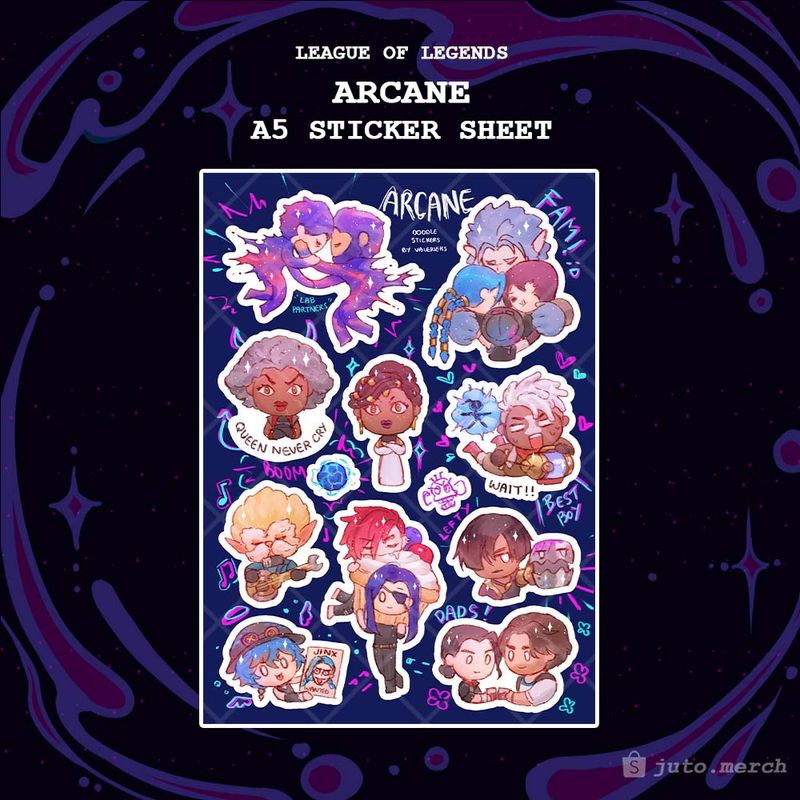Arcane A5 Stickersheet