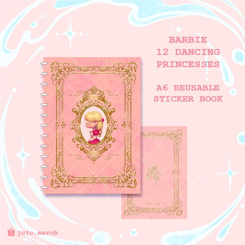 Barbie A6 Sticker Collecting Book (12 Dancing Princess)