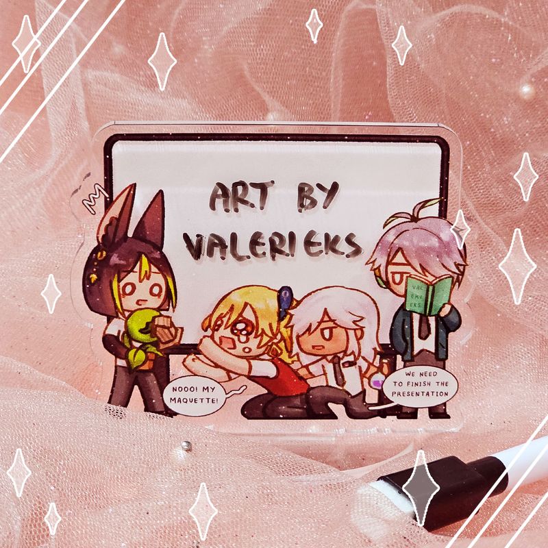 Sumeru Bros Whiteboard Standee