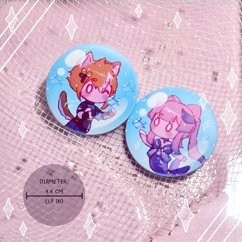 Kokorou Matching Button Pins