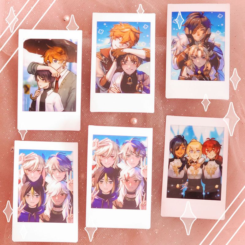 Genshin Polaroid vol 2 (group photo)