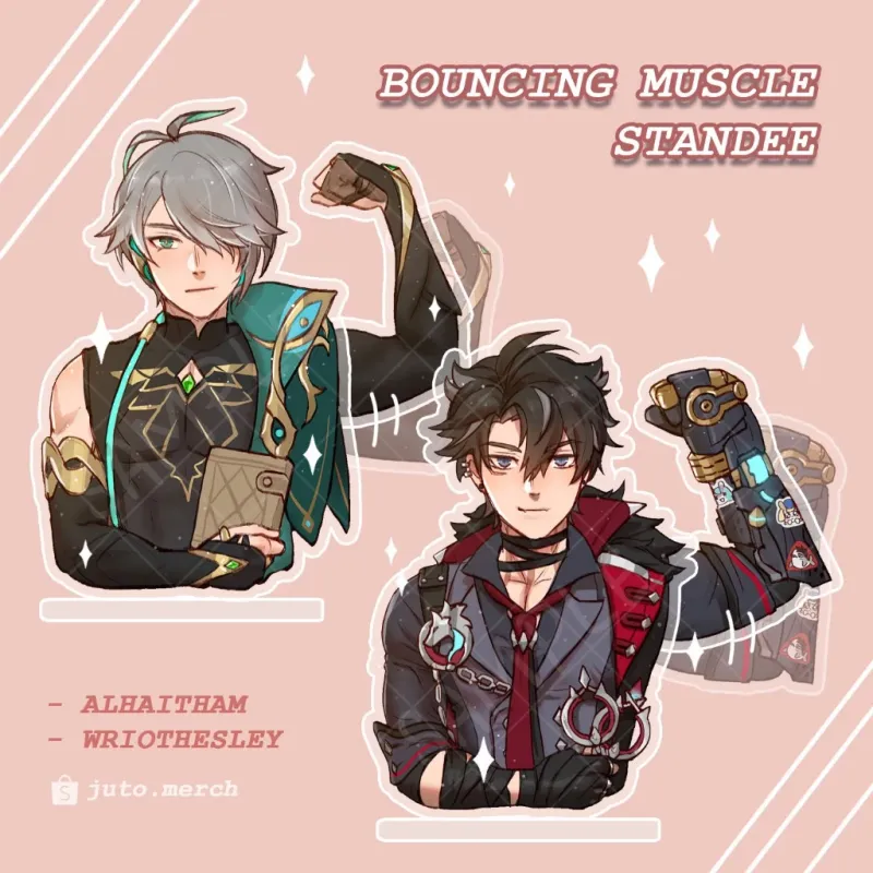Genshin Impact Bouncing Muscle Standee