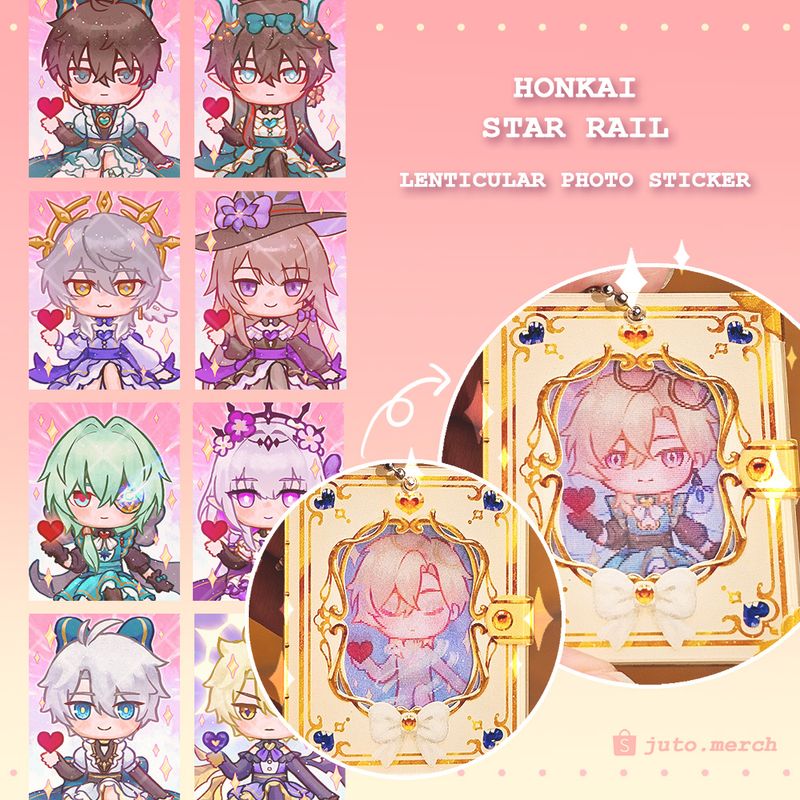 Mahou Shoujo Honkai Star Rail Lenticular Sticker