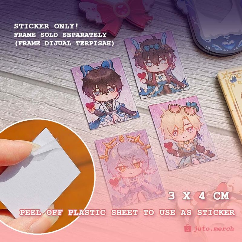 Mahou Shoujo Honkai Star Rail Lenticular Sticker