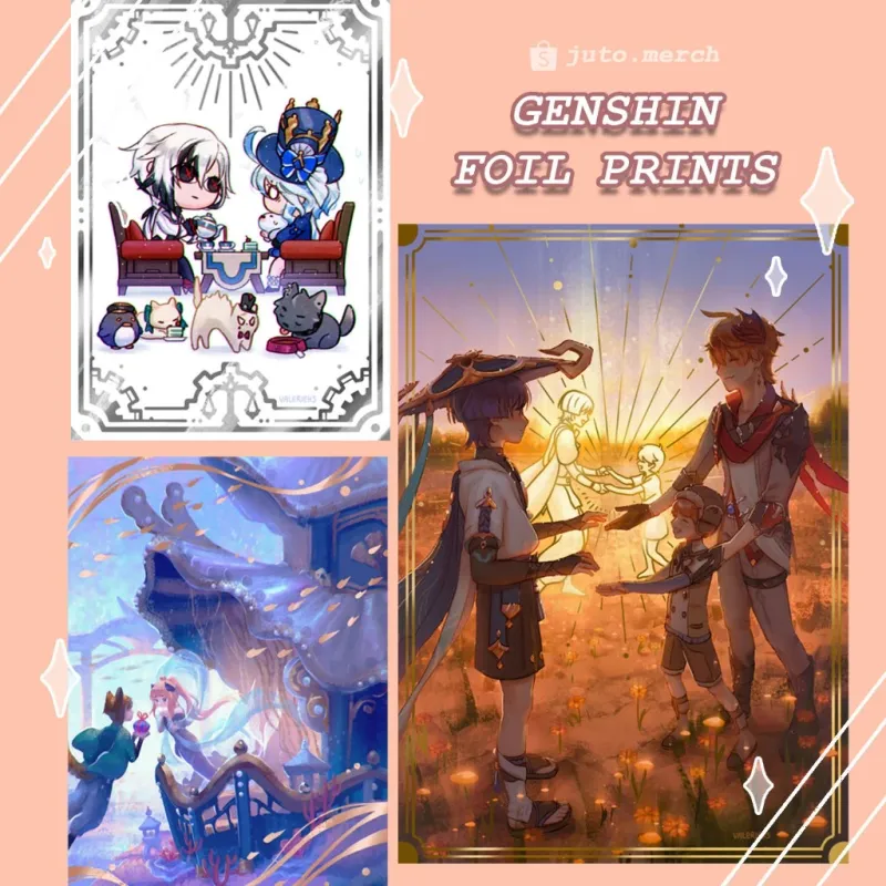 Genshin Impact Foil Prints