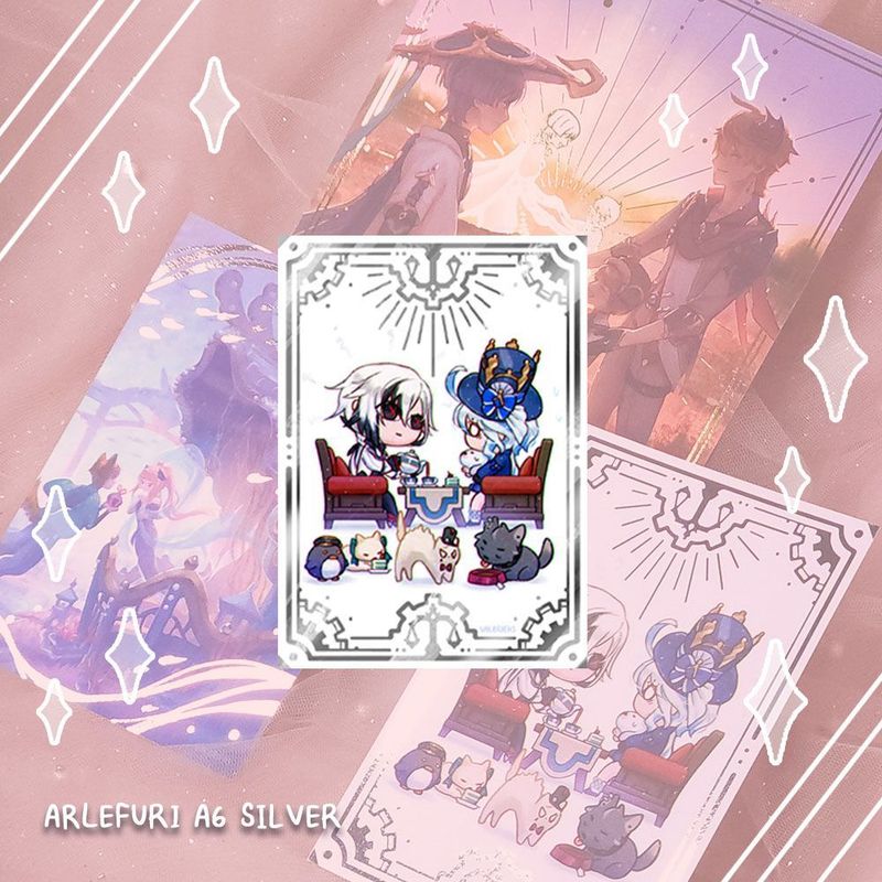 Arlefuri Silver Foil Print A6