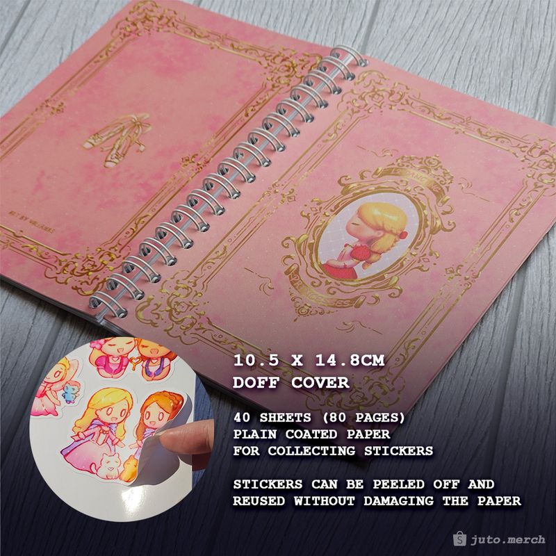 Barbie A6 Sticker Collecting Book (12 Dancing Princess)