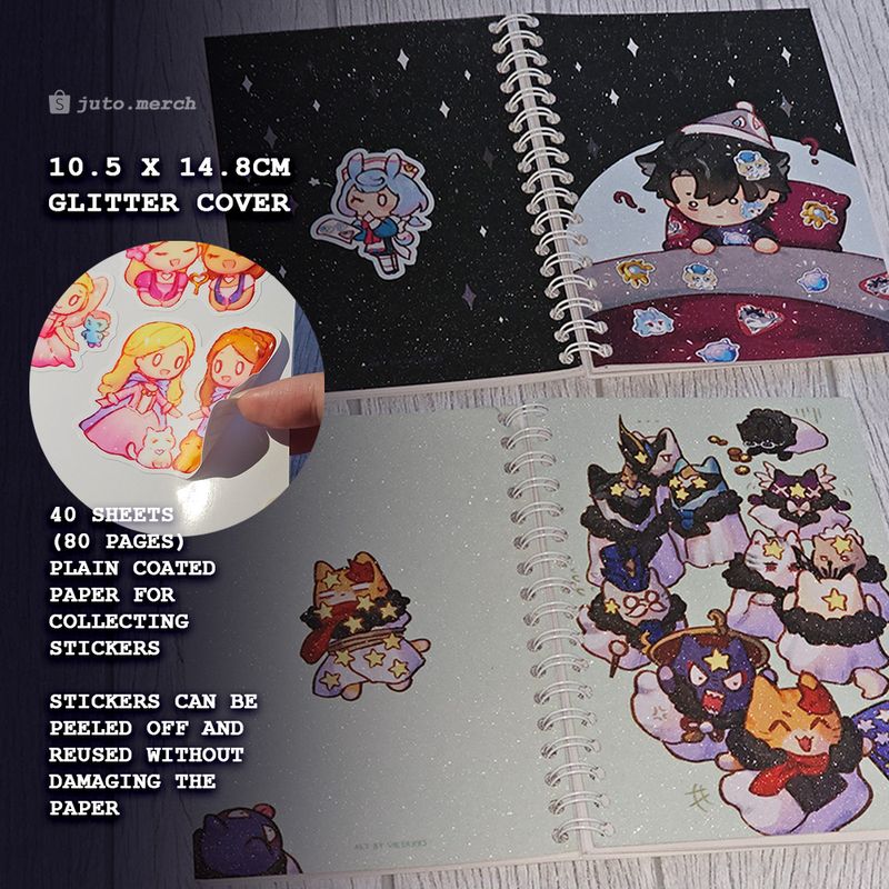 Genshin Impact A6 Sticker Collecting Book