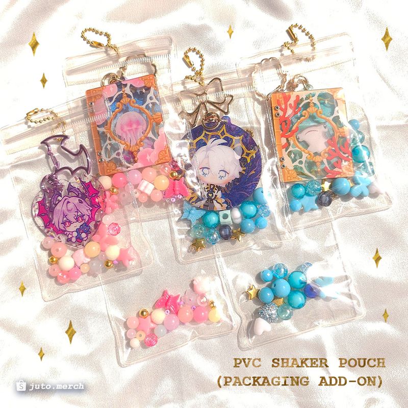 PVC SHAKER POUCH PACKAGING ADD ON