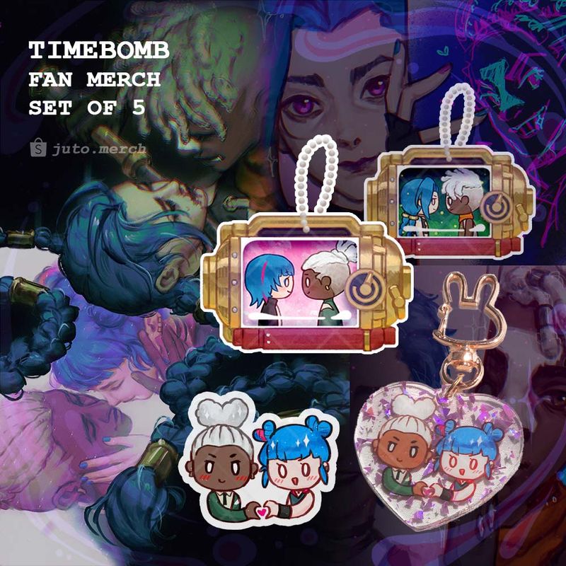 Timebomb Ekko Jinx Bundle of 5