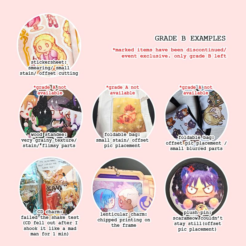 GRADE B SALE