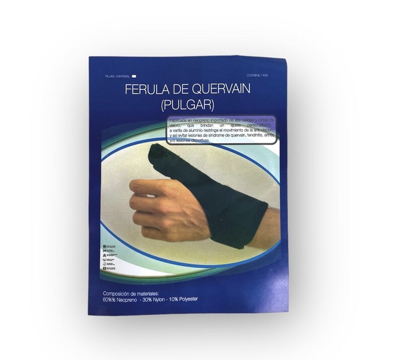 Férula de Quervian  (pulgar)
