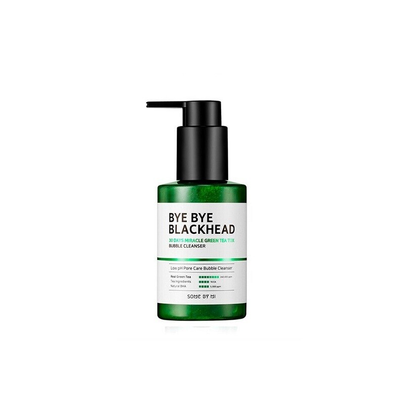 Some By Mi Bye Bye Blackhead 30 Days Miracle Green Tea Tox Bubble Cleanser
