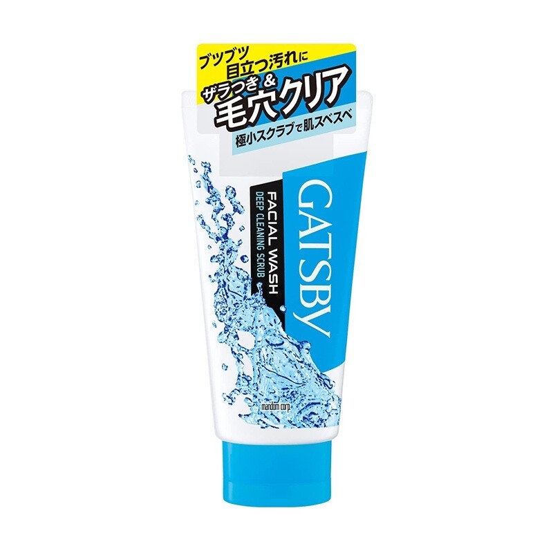 Mandom Gatsby Facial Wash Deep Cleaning Scrub