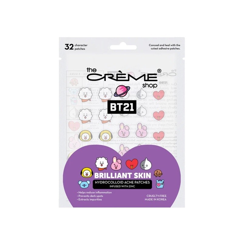 The Crème Shop BT21 Brilliant Skin Hydrocolloid Acne Patches