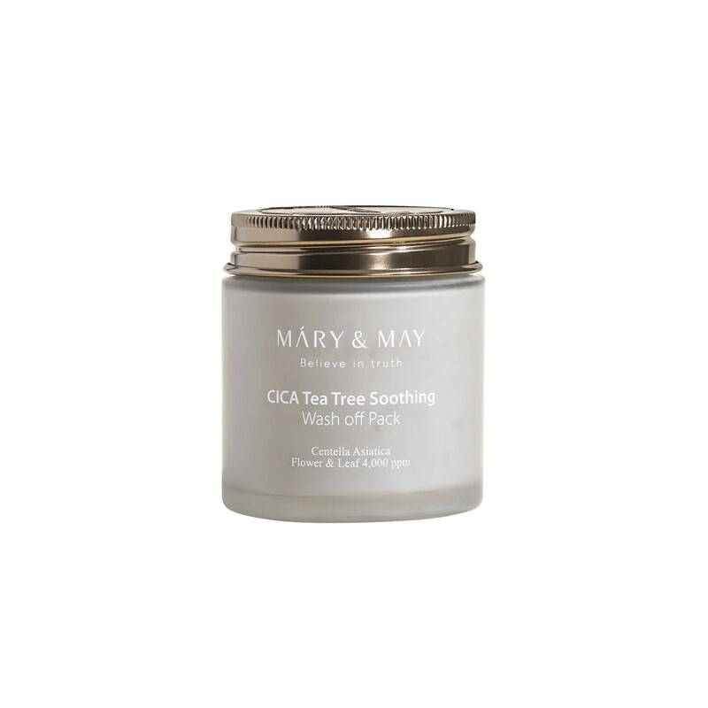 Mary&amp;May Cica Teatree Soothing Wash Off Pack