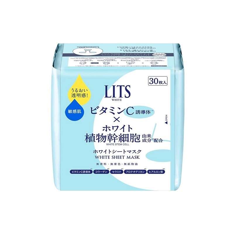 LITS White Stem Perfect Mask 30Sheets