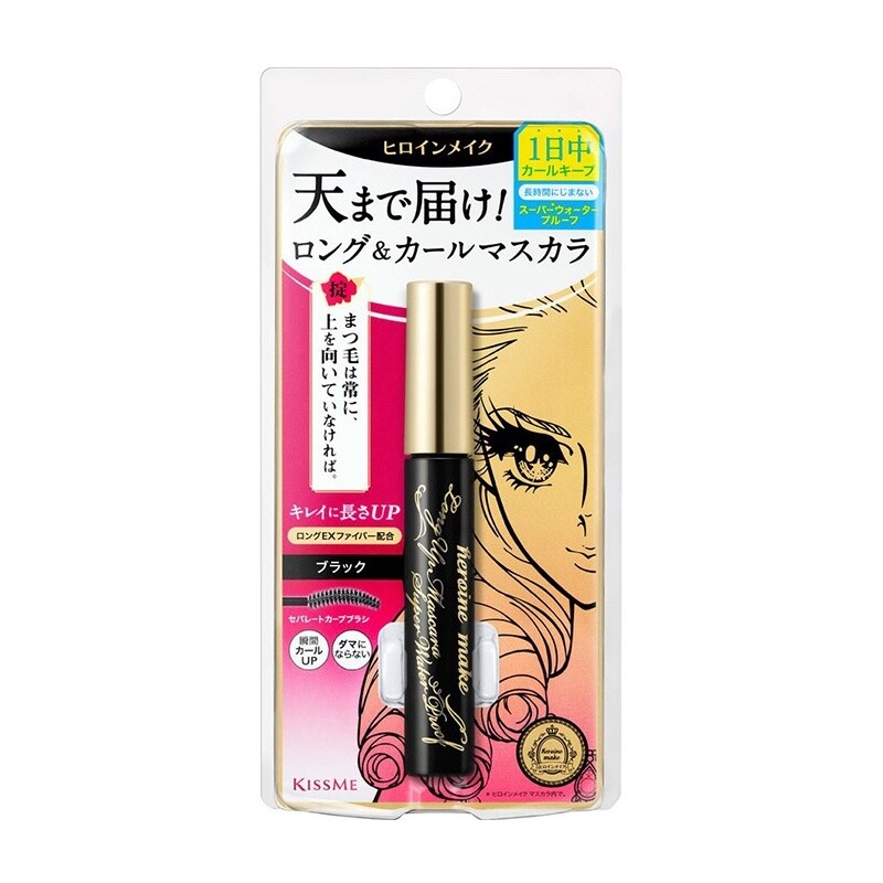 KissMe Heroine Make Long Up Mascara Super WP, Color: 01 Black